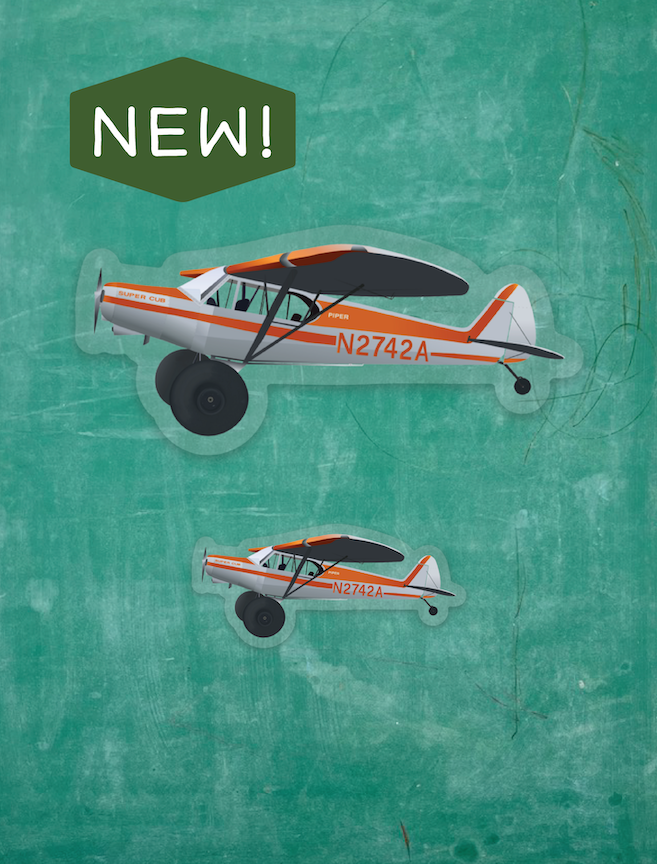 Super Cub - Clear Vinyl Sticker