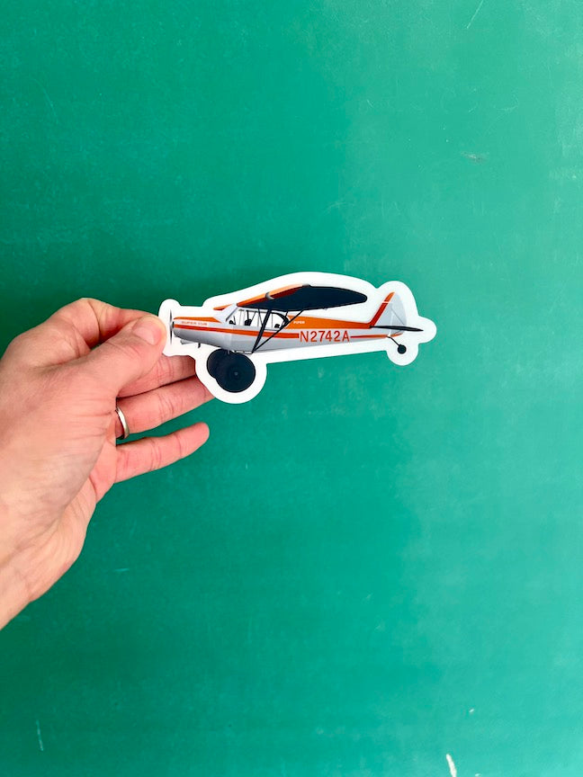 Super Cub - Clear Vinyl Sticker