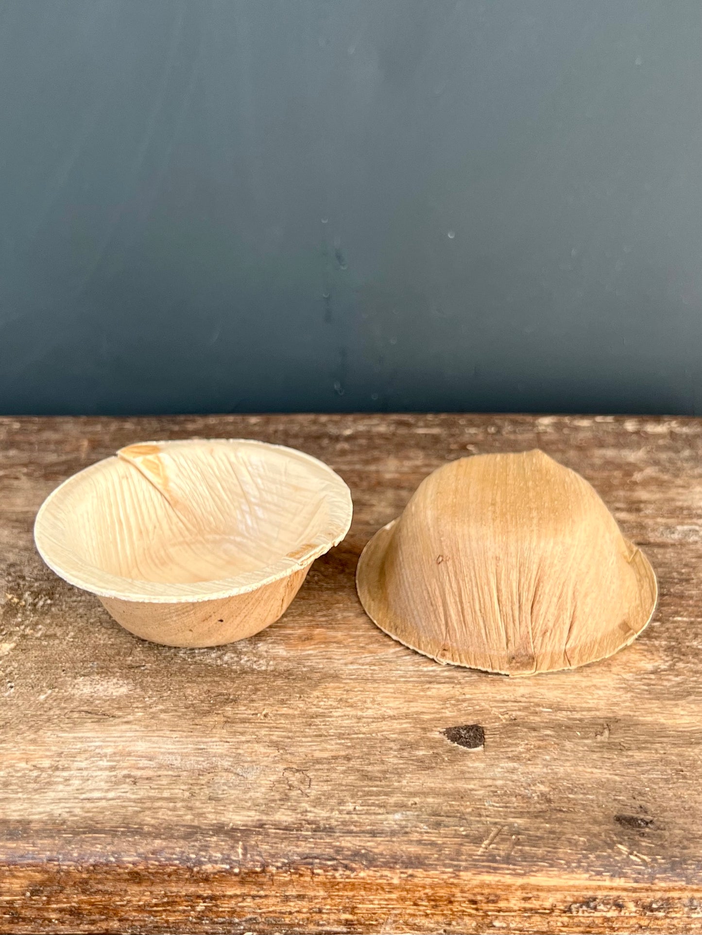 10 Tiny Palm Leaf Bowls - Tiny Viny Display