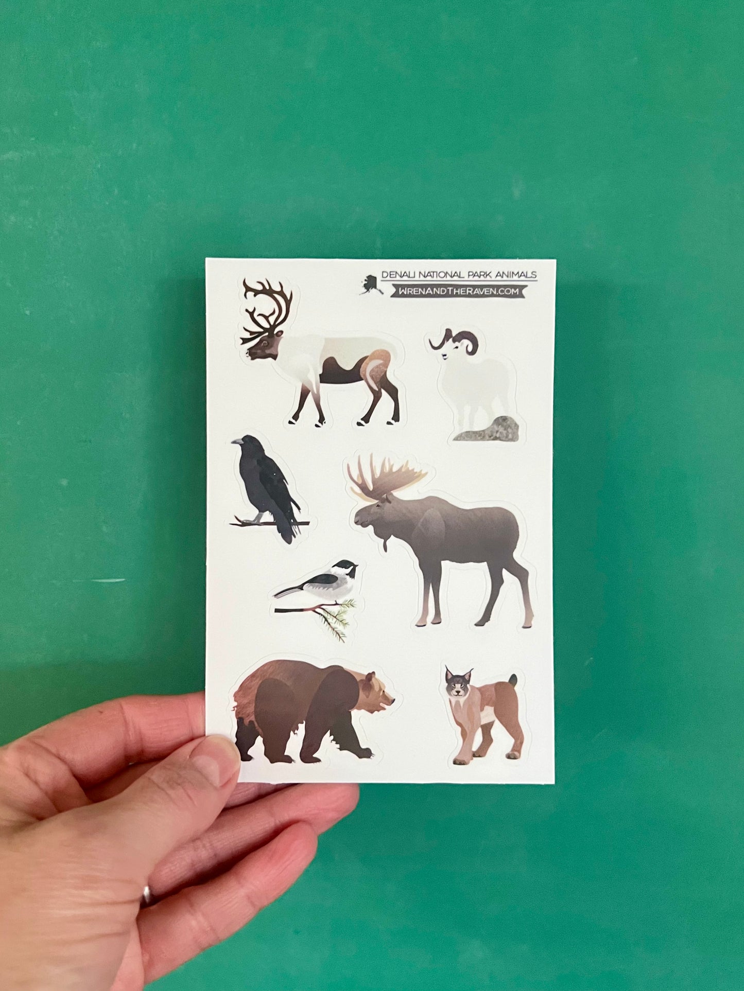Alaska Wildlife Sticker Sheets