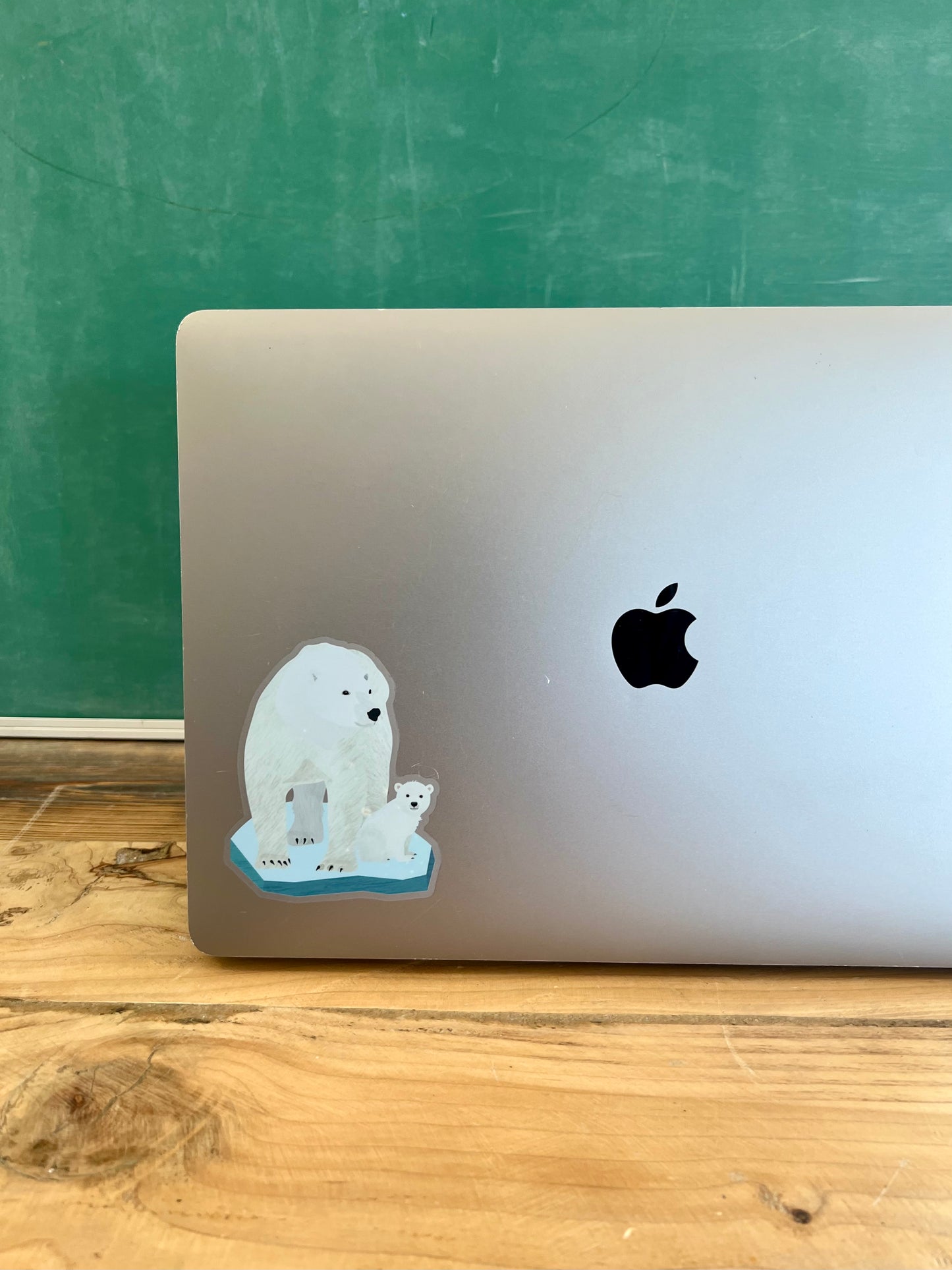 Polar Bear Mom and Cub - Vinyl Sticker