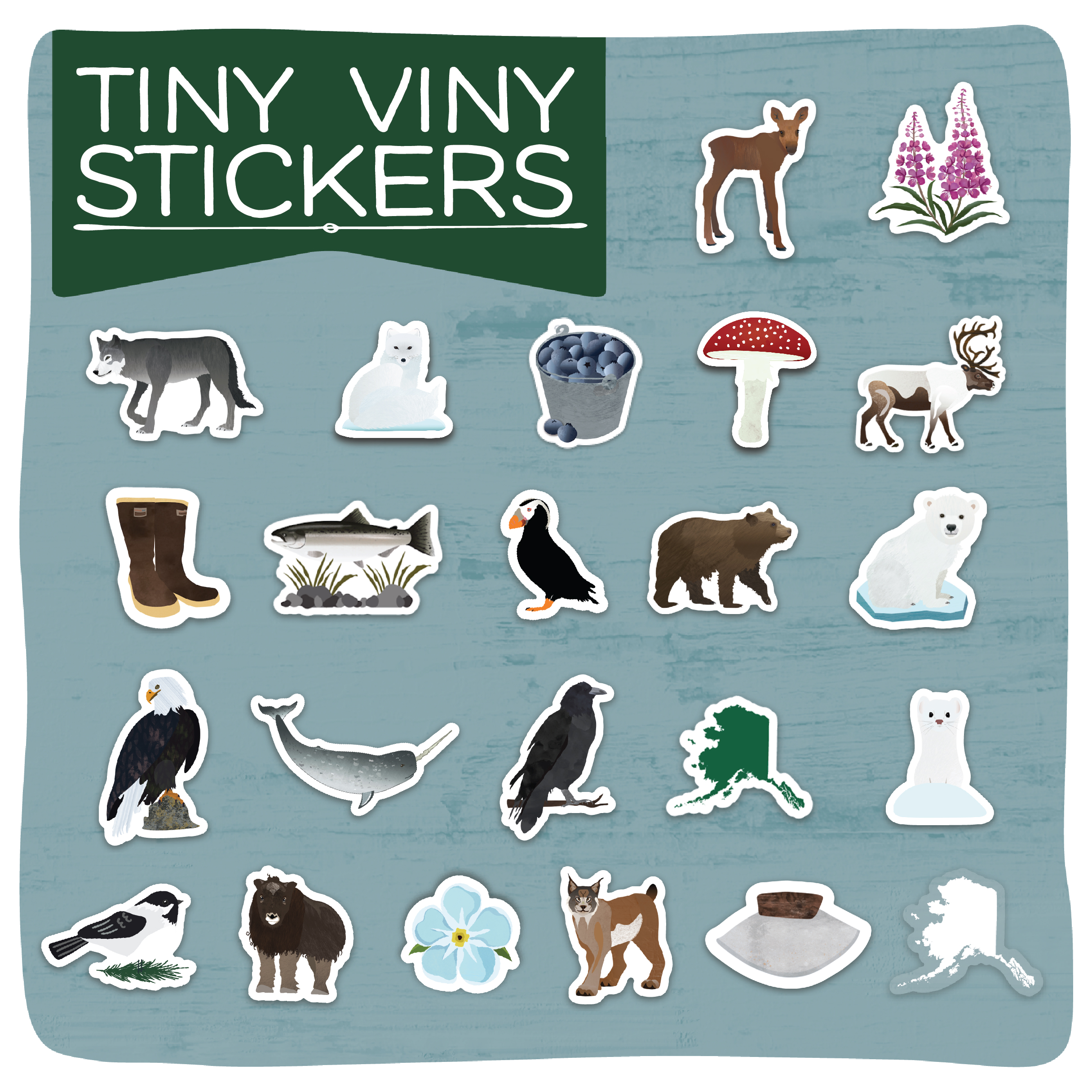 Tiny Viny Stickers – Wren Wholesale