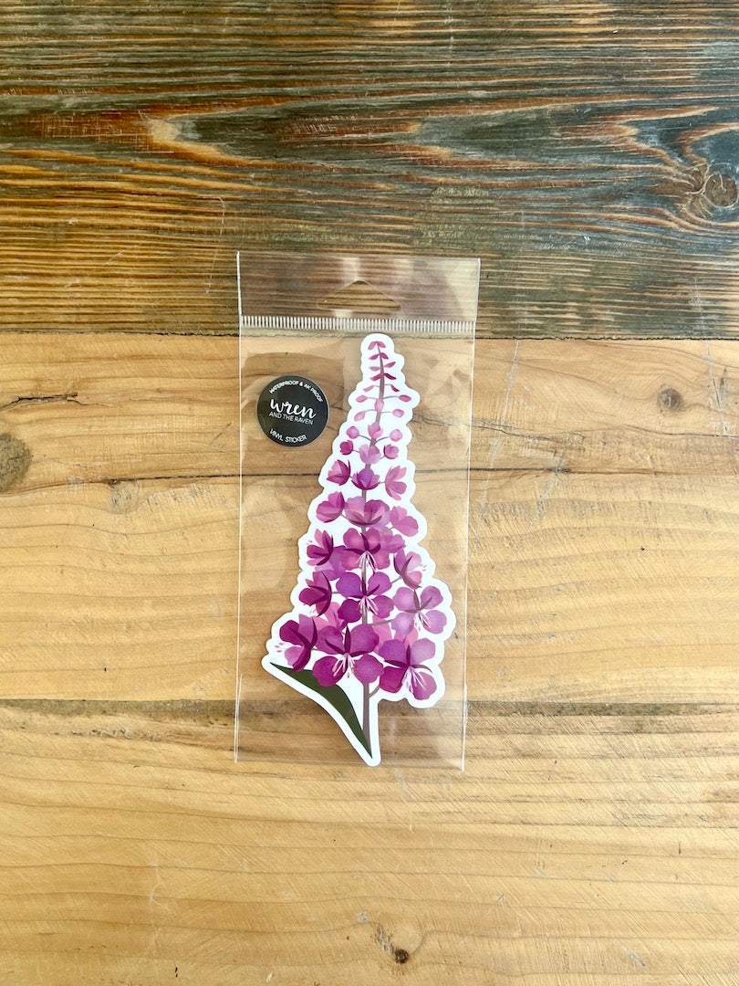 6 Inch Fireweed -  Vinyl Sticker