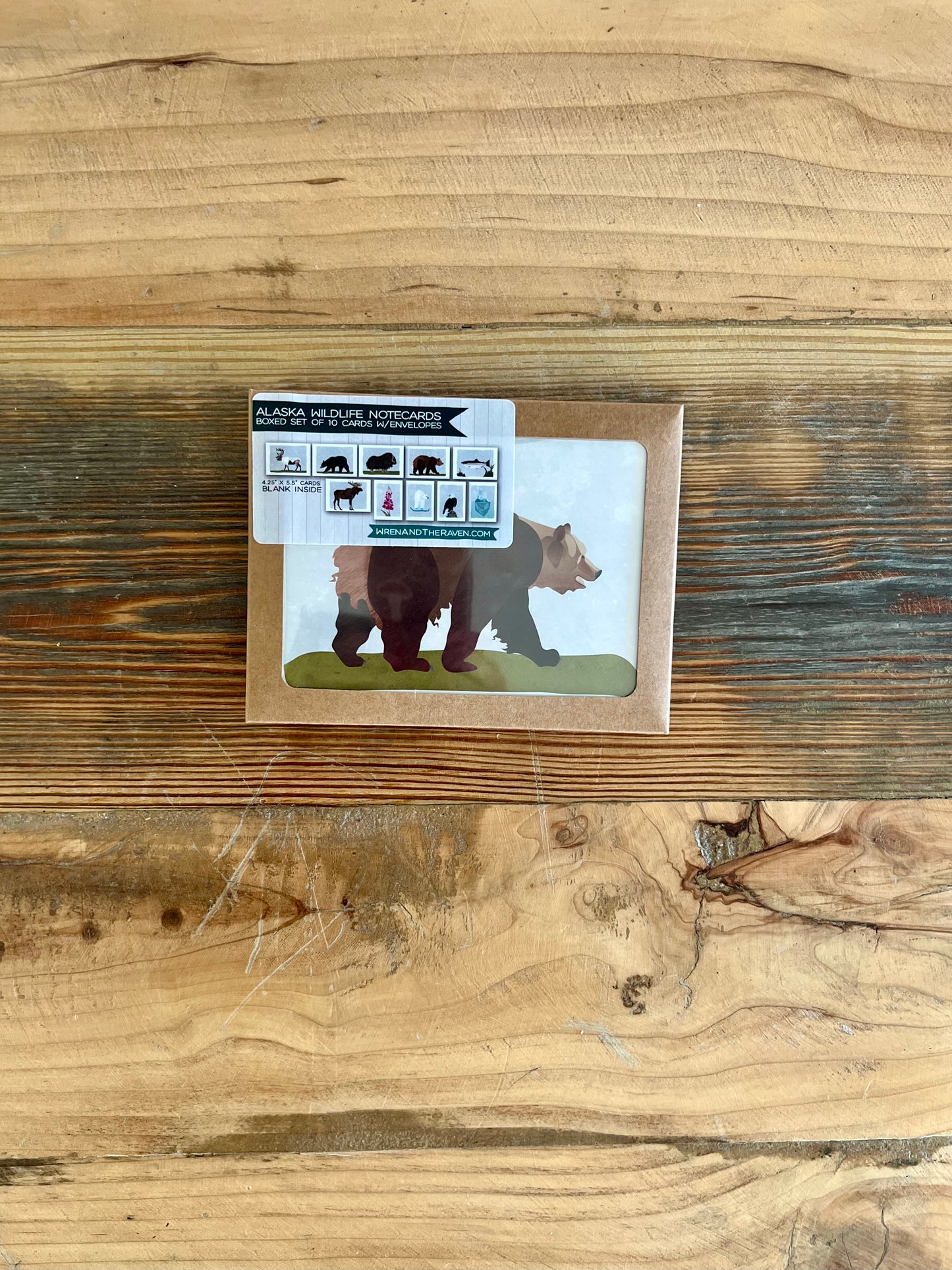 Alaska Wildlife Notecards - Boxed Set of 10