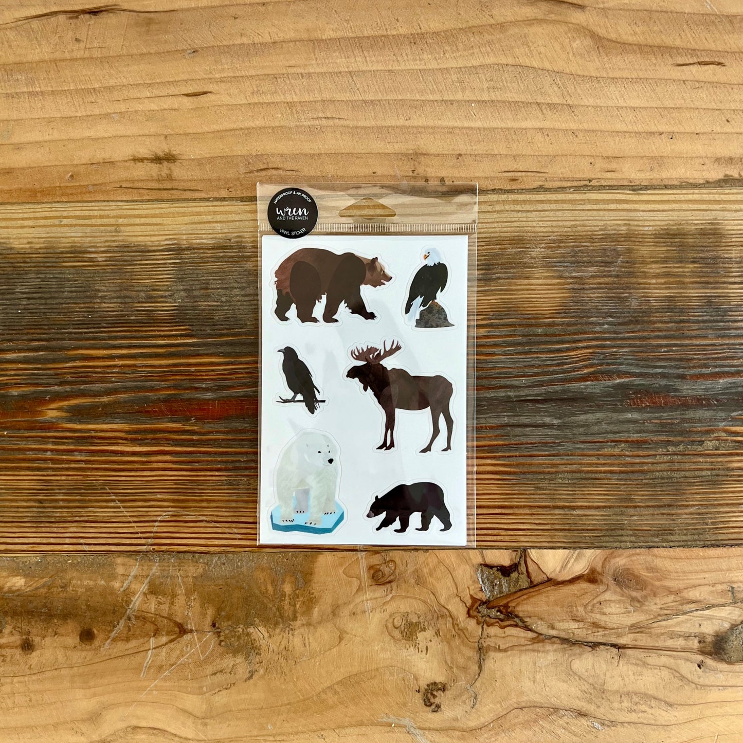 Alaska Wildlife Sticker Sheets