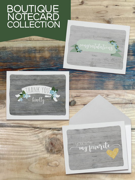 Boutique Notecard Collection