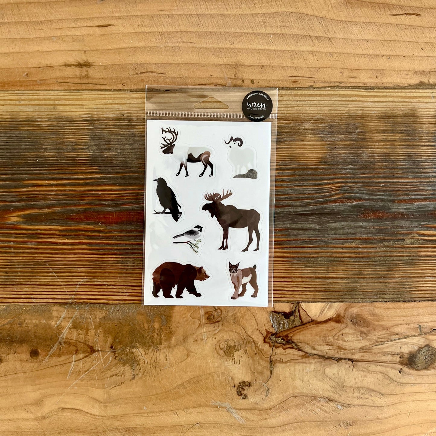 Alaska Wildlife Sticker Sheets