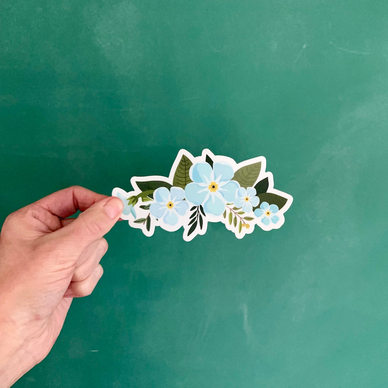 Forget-Me-Not Bunch - Vinyl Sticker