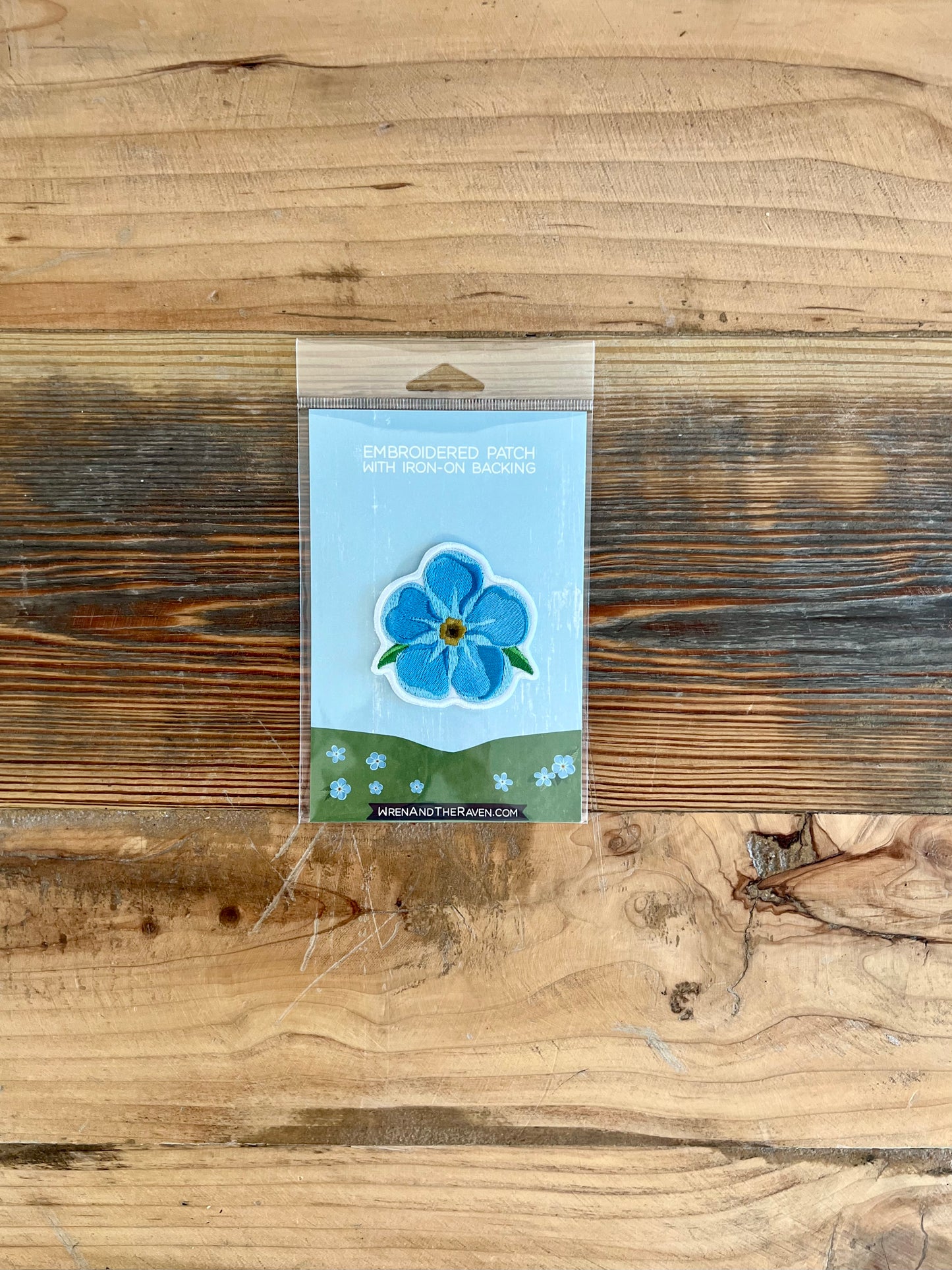 Alaska Wildflower Iron-On Patches