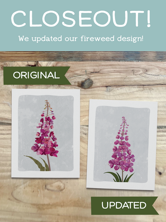 CLOSEOUT Fireweed Notecard