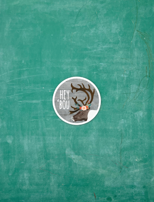 Hey 'Bou - Vinyl Sticker