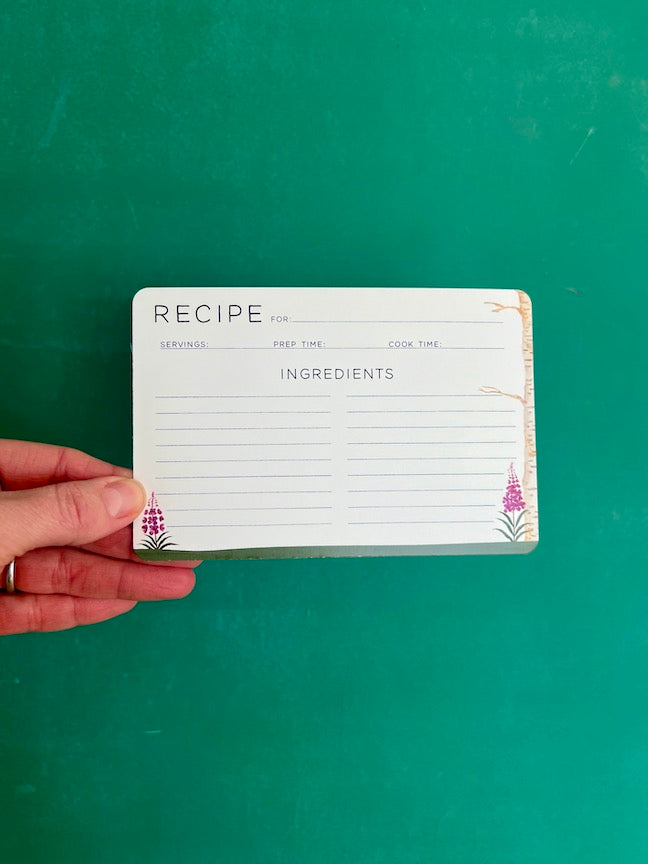 Fireweed Recipe Cards