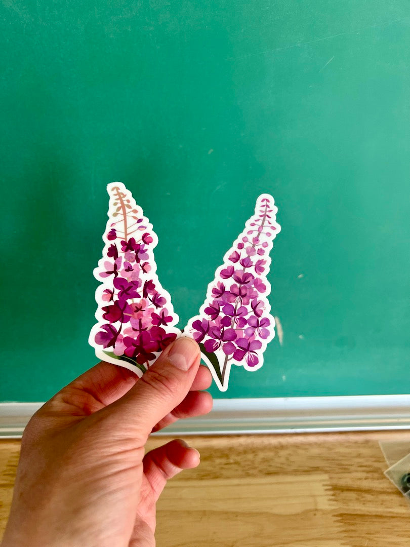 CLOSEOUT Fireweed Vinyl Stickers