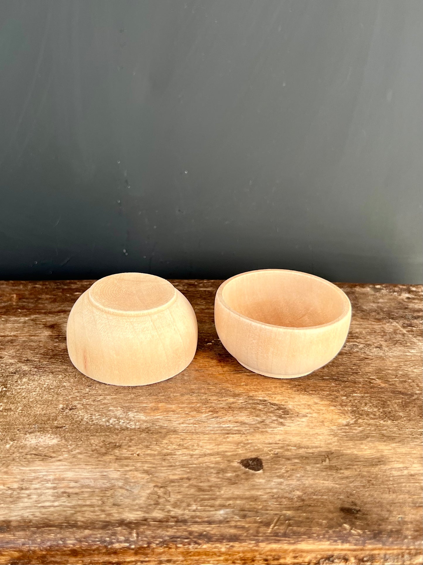 Tiny Wood Bowls - Tiny Viny Display