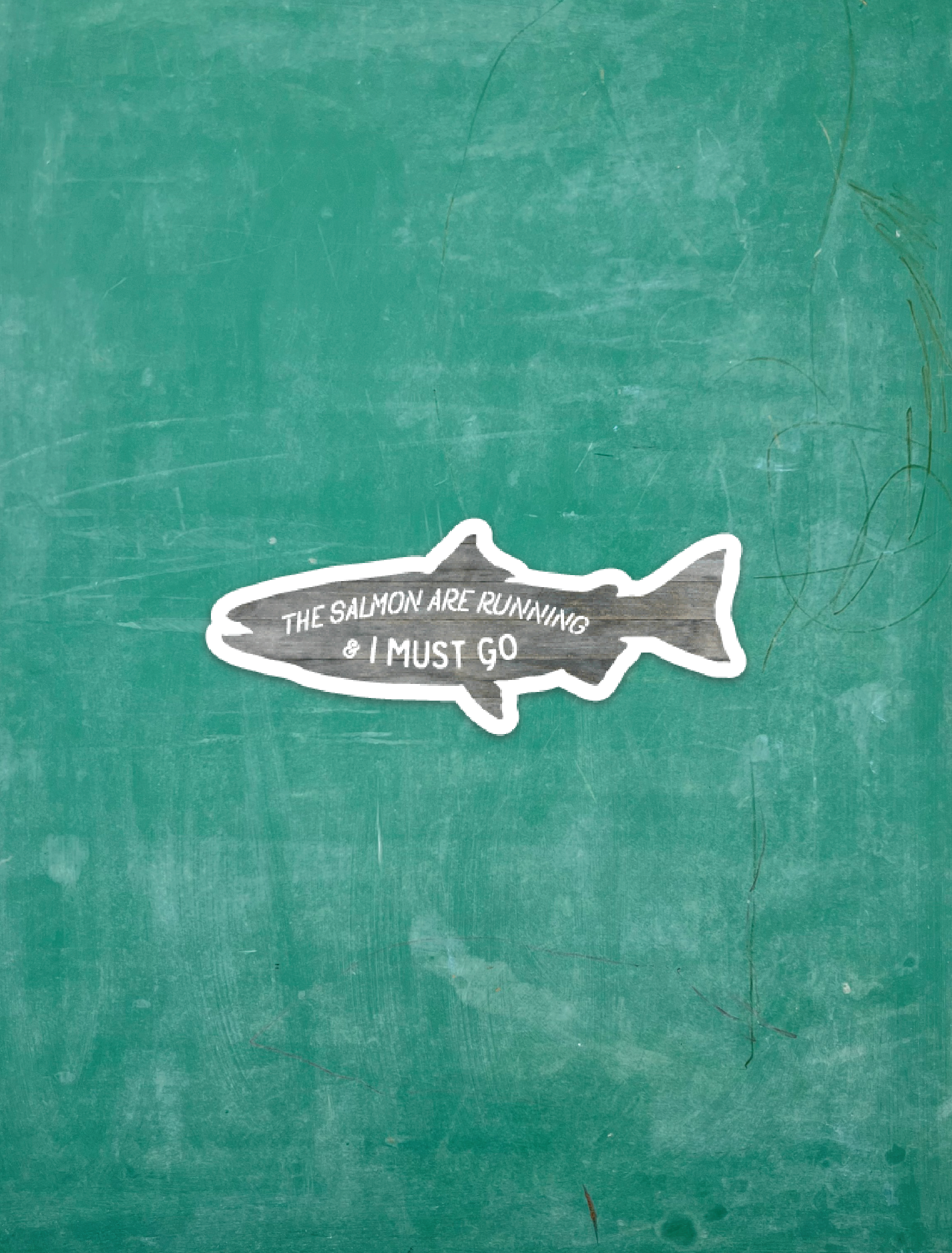 Salmon Are Running - Vinyl Stickers