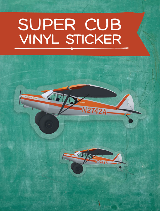 Super Cub -  Clear Vinyl Sticker