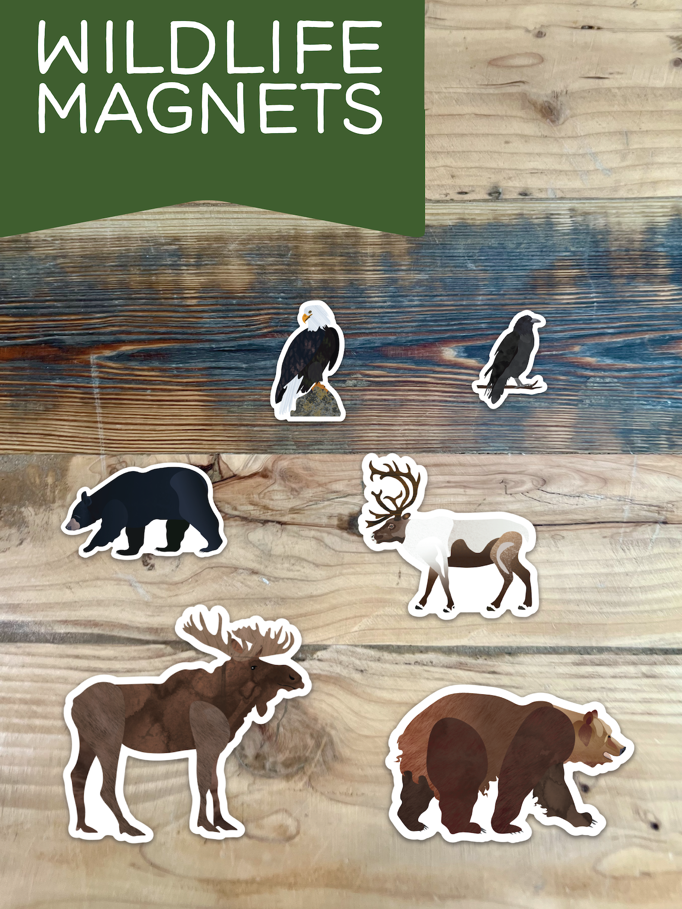 Alaska Wildlife Magnets