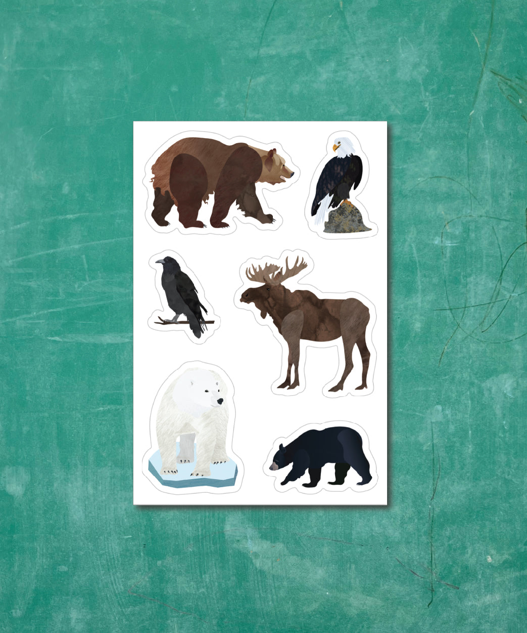 Alaska Wildlife Sticker Sheets