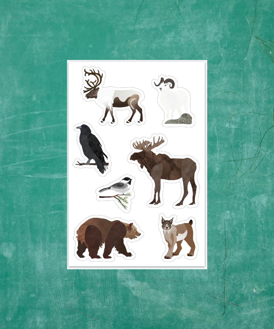 Alaska Wildlife Sticker Sheets