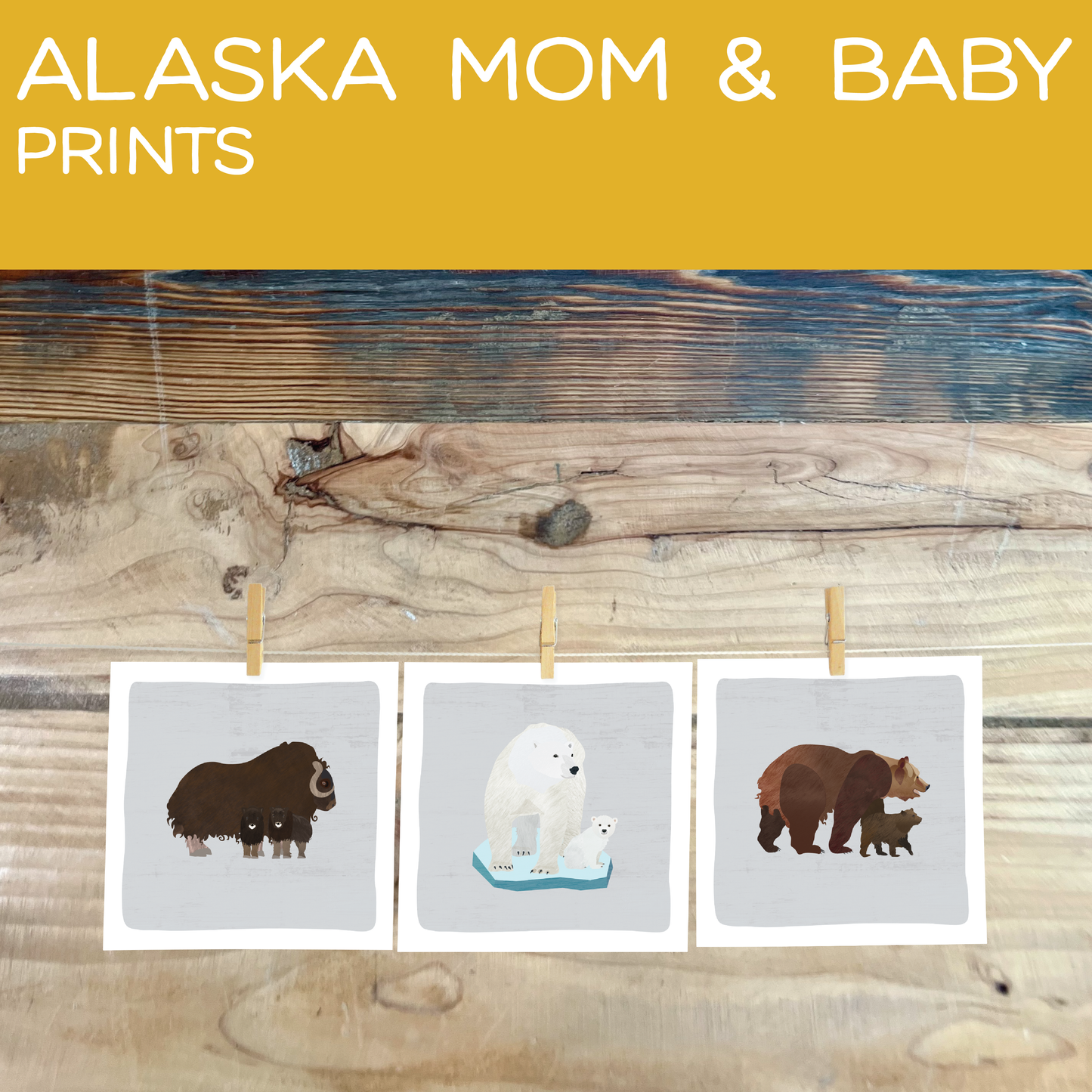 Alaska Mom & Baby Prints